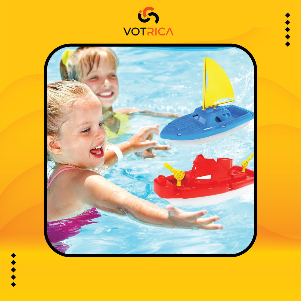 Plastic Toy Boats for Toddlers 1-3