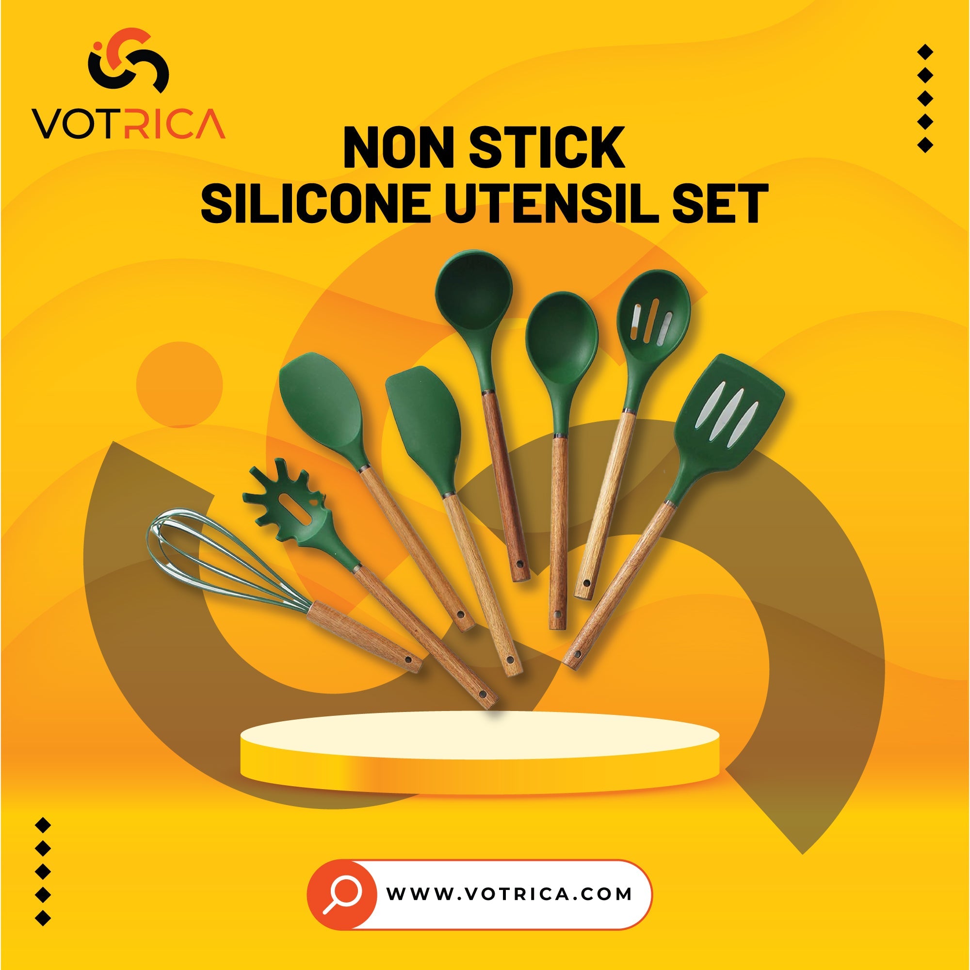 Non Stick Silicone Utensil Set