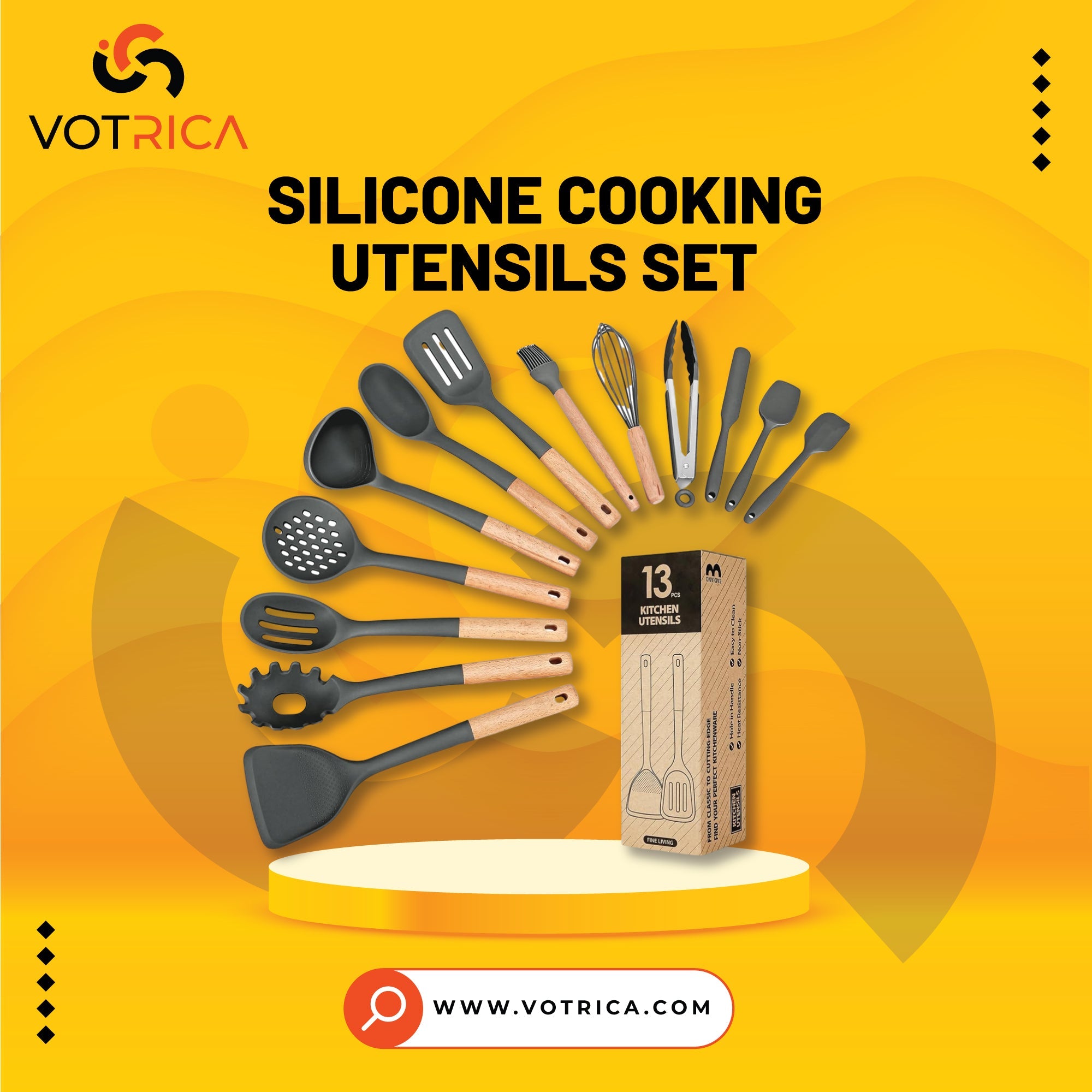 Silicone Cooking Utensils Set