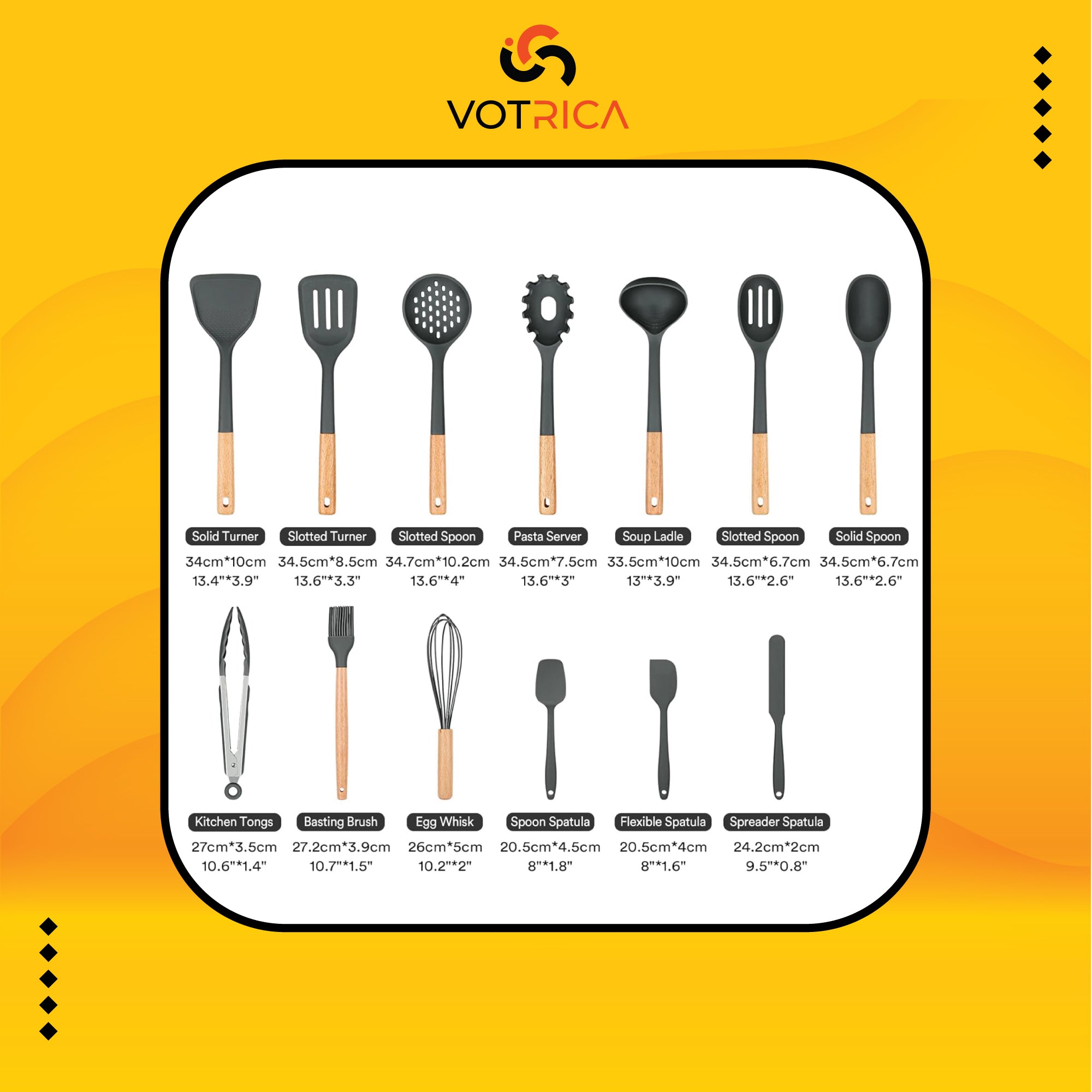 Silicone Cooking Utensils Set