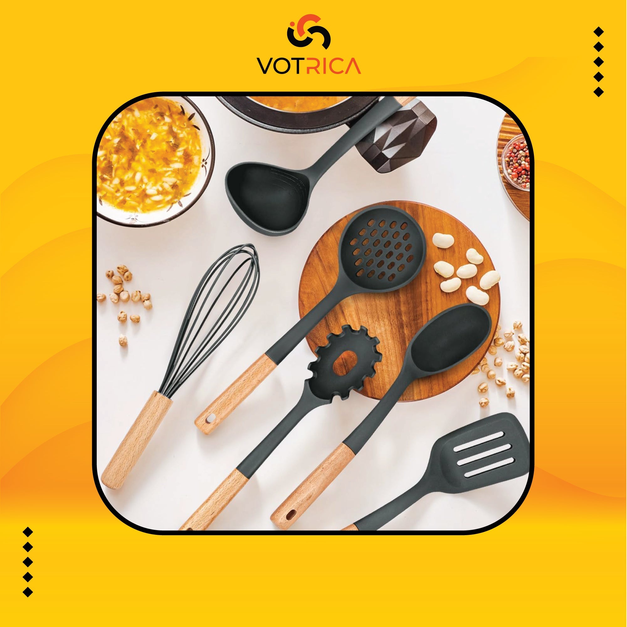 Silicone Cooking Utensils Set