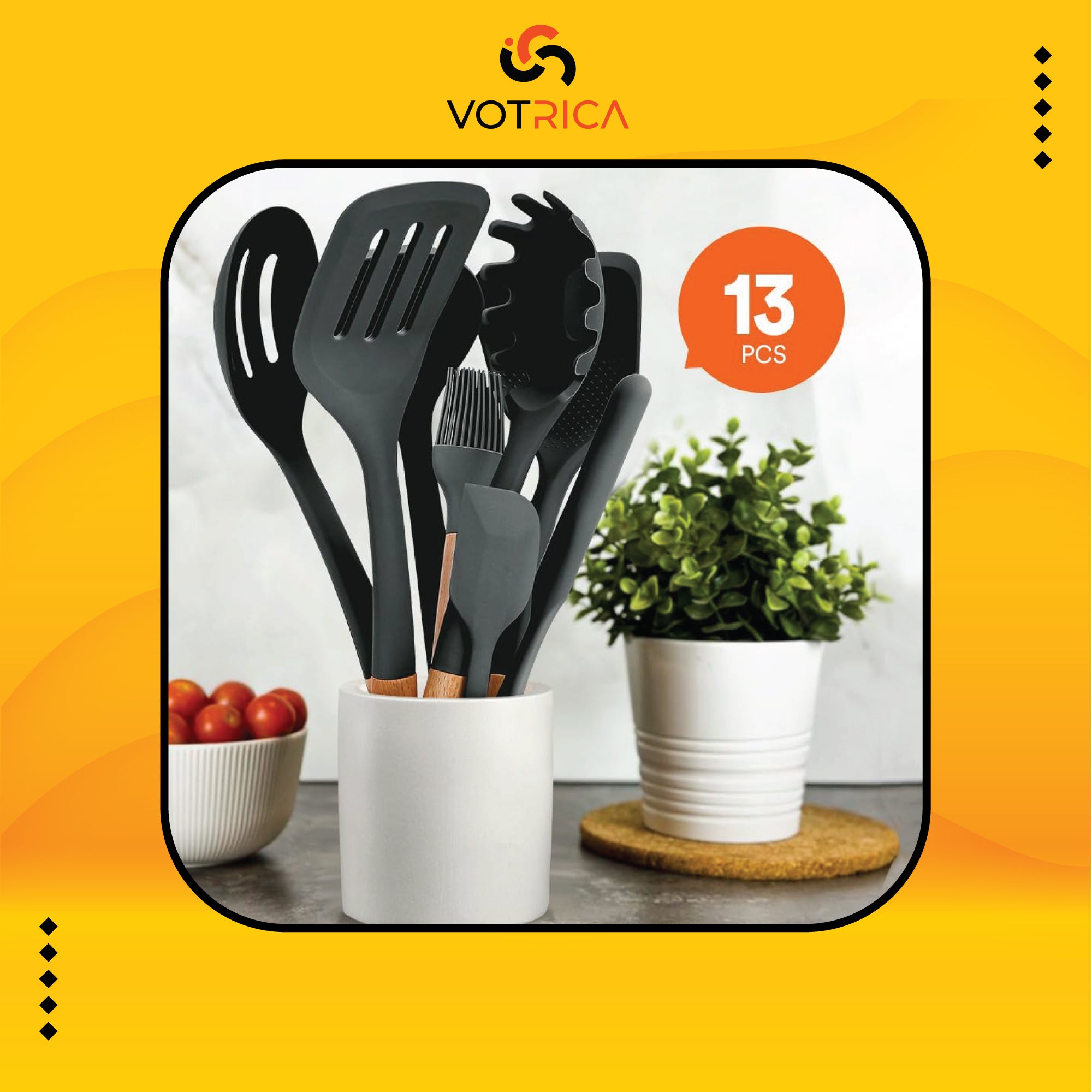 Silicone Cooking Utensils Set