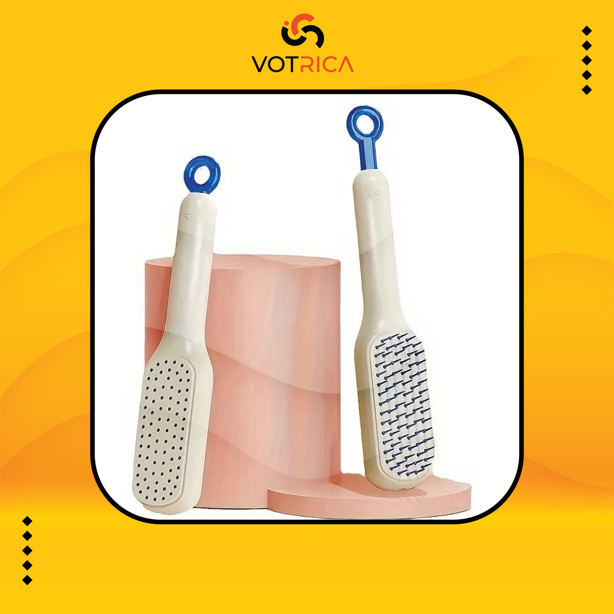 Magic Self Cleaning Hair Brush