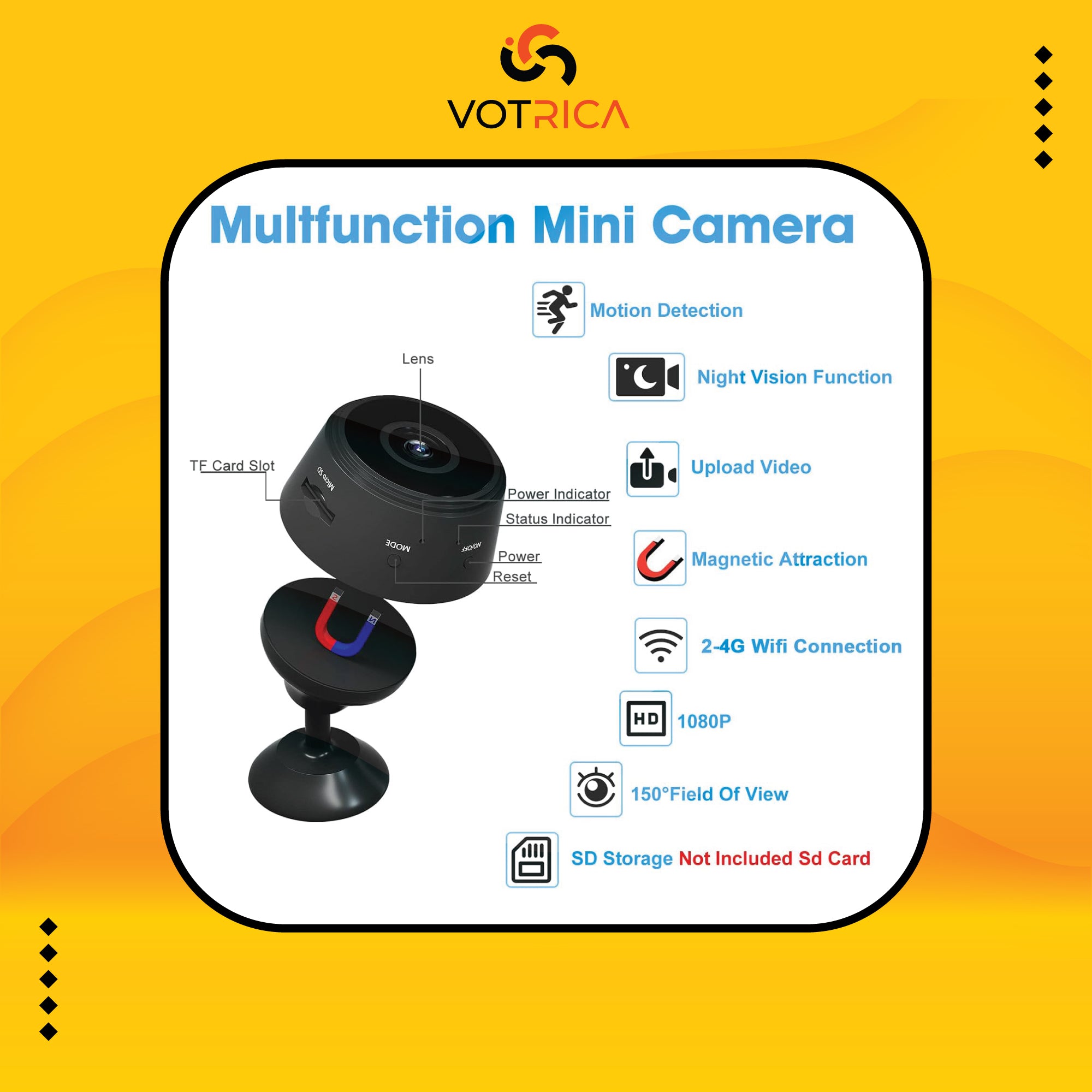 Nova Wireless Mini Camera